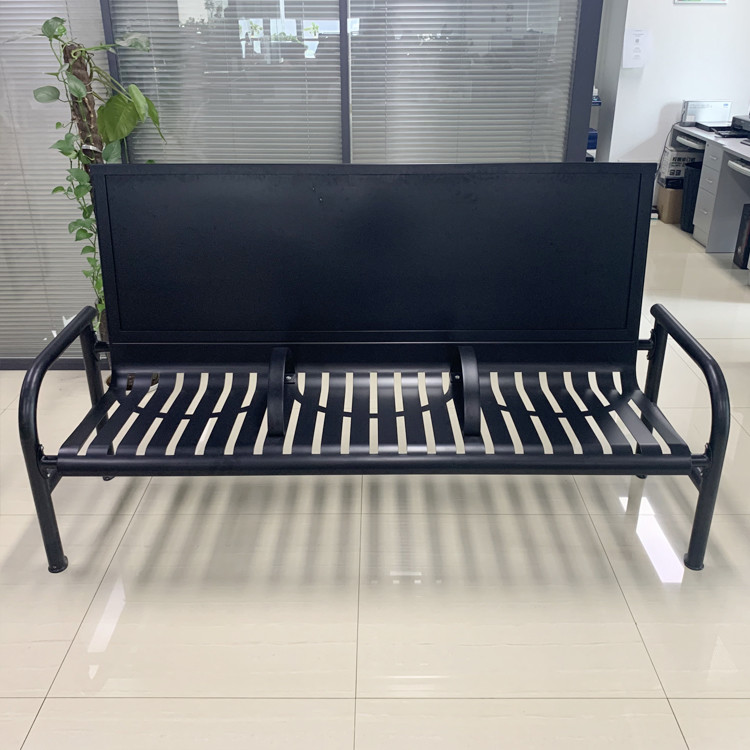 Outdoor Street Steel Advertising Garden Benches