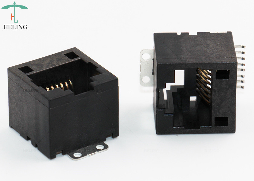 8P8C Vertical SMT RJ45 Jack For PoS / SDH / PDH / IP Phone / VoIP