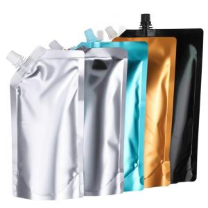 Leak-Proof Spout Pouches For Skincare Products Packaging Featuring Customizable