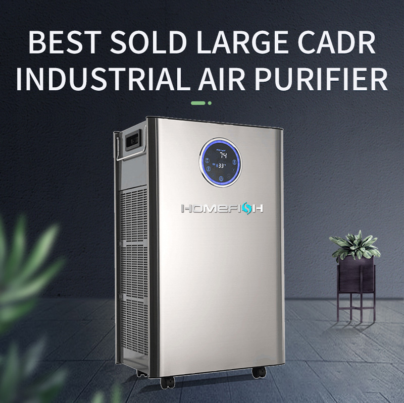 HOMEFISH 800m2/H Commercial Air Purifier With CADR 800 Fresh Healthy Air