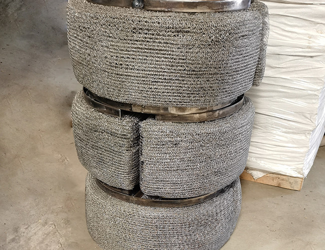 Tail Gas Scrubbers Knitmesh Demister Filter 25*3mm Flat Bar