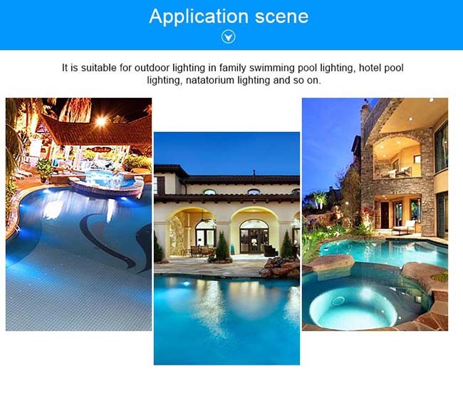 Color Changing low voltage led swimming pool lights, fiberglass pool light 12W RGB color Pool bulb