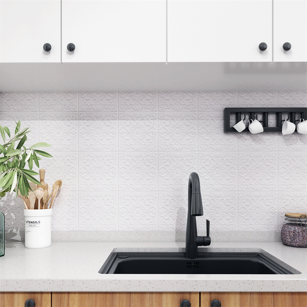 Non-Slip W.A 6% Floor Tiles 200x200mm For Living Room And Durable Ceramic Rustic Tiles For Dining Room