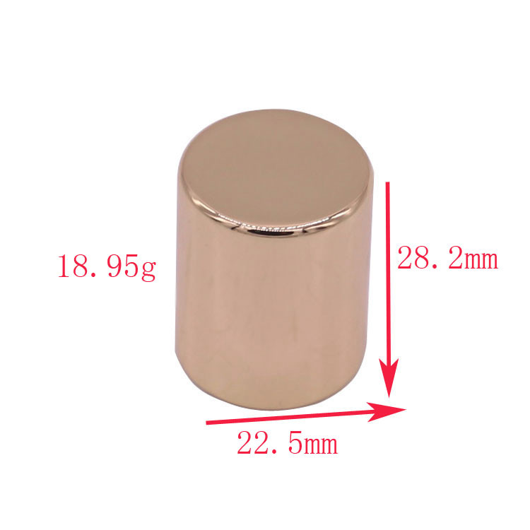 Small Zamac Lids Perfume Bottle Caps Zinc For FEA 15 Perfume Bottle Neck