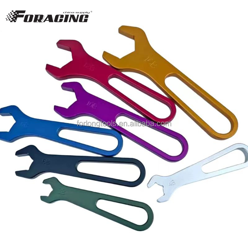 Universal Fitment 7PCS An3-An16 Aluminum Billet Racing Sprint Car Tool Sets for Maintenance/Repair and Universal Car