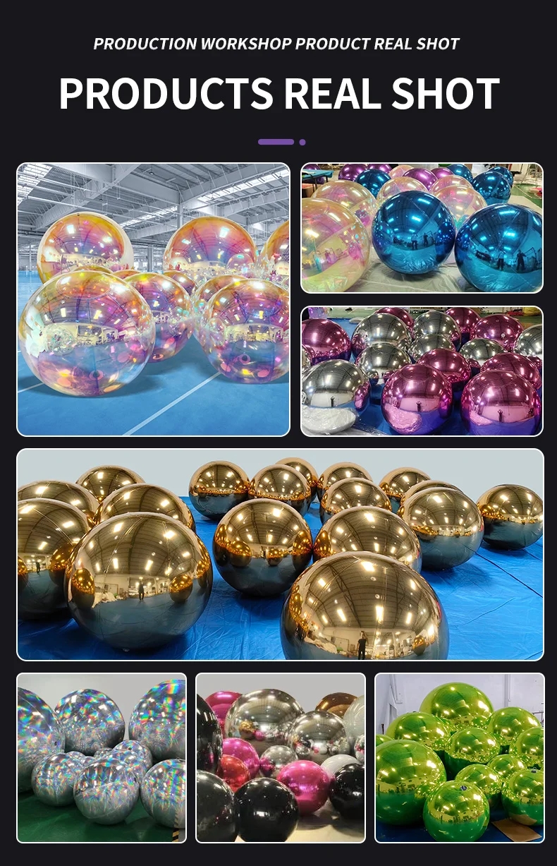 Hanging Reflective Inflatable Advertising Balloons Size 1.5m