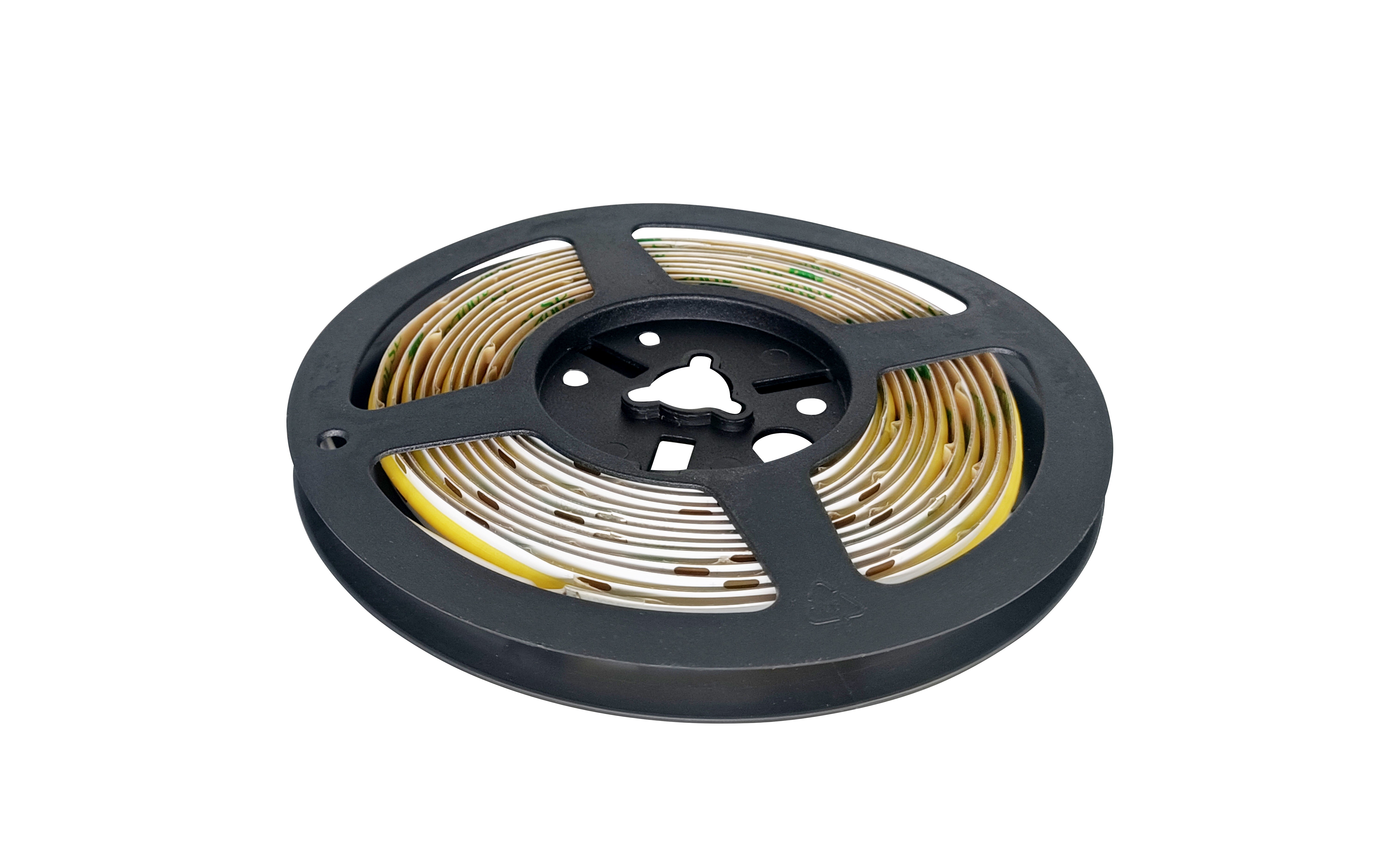 Warm White Cob Led Strip 12v 24v 4mm Wide Waterproof With Bright 480 Beads