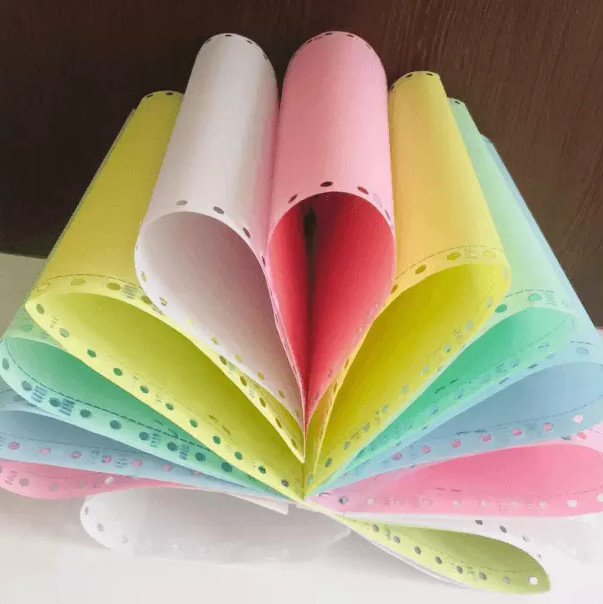 OEM ODM Computer Continuous 2 Ply Carbonless Paper Rolls