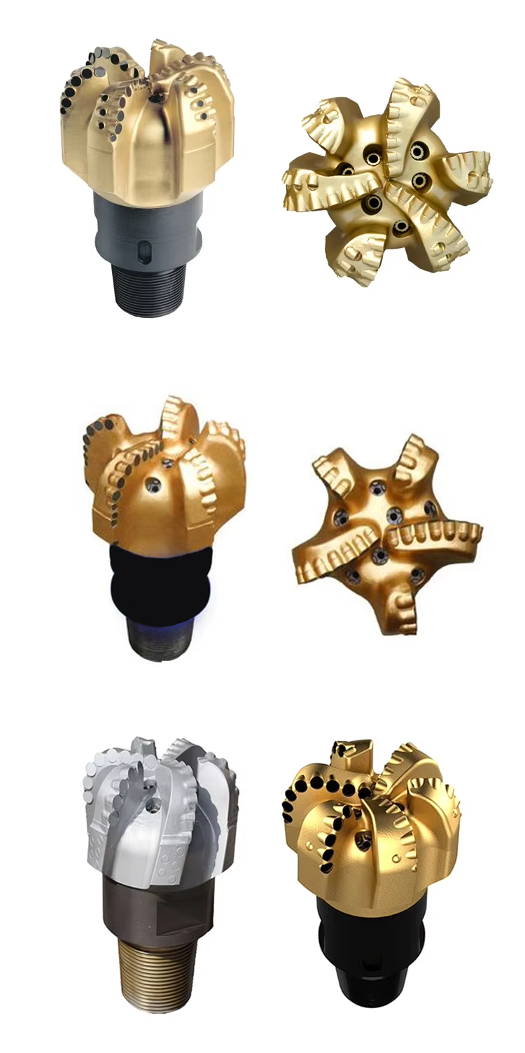 Steel Body PDC Drill Bits for Shale Formations Soft Limestone Sites and Natural Gas Drilling