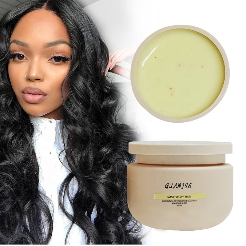 Moisturizing Cream for 4C 3C Kinky Hair Natural Collagen Keratin Hair Treatment Mask