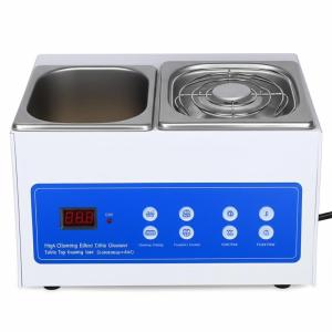 High Cleaning Effect Table Top Ultrasonic Cleaner with Heating Setting 0-80C