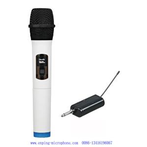 C8/ cheap universal mini muni-channel channels UHF wireless microphone with 6