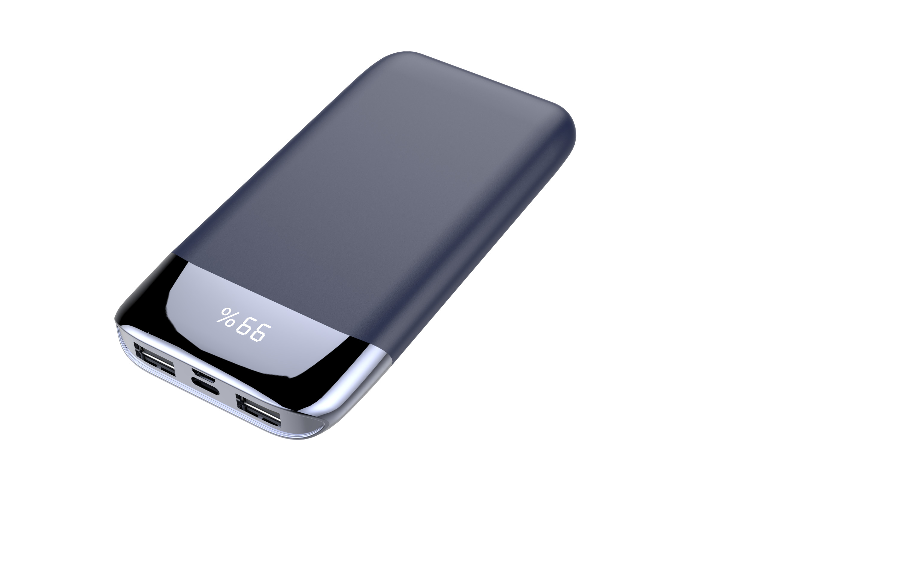 WIRELESS POWERBANK WITH LED DISPLAY Portable Power Bank Charger QI Wireless Charge 2 INPUT 2 OUTPUT+WIRELESS CHARGER