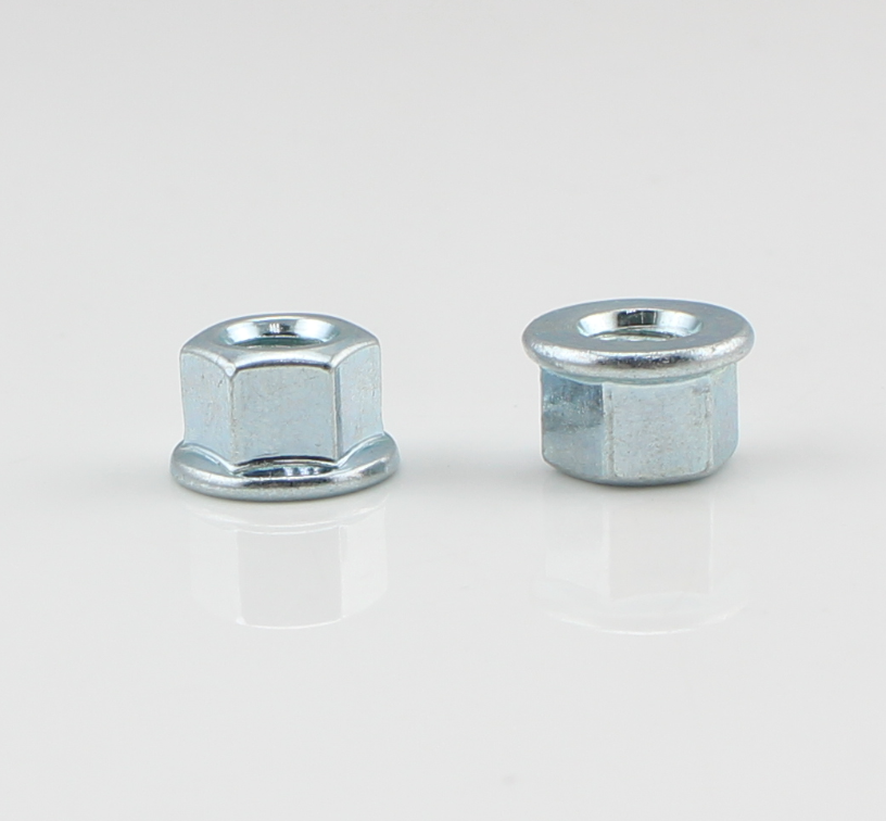 Metric Metal Stainless Steel Flange Nuts Non Slip Hexagon Flange Nut