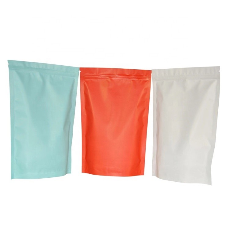 Custom printed nut food/pet packaging plastic/kraft paper bag with zipper top stand up pouch