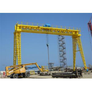 China A3 A8 10t 30t Trussed Leg Single Beam Gantry Crane With Electric Hoist on sale