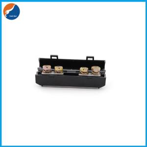 Black SBFW-L ISO 8820-5 Midi Fuse Box Single Pole Way Bolt Type