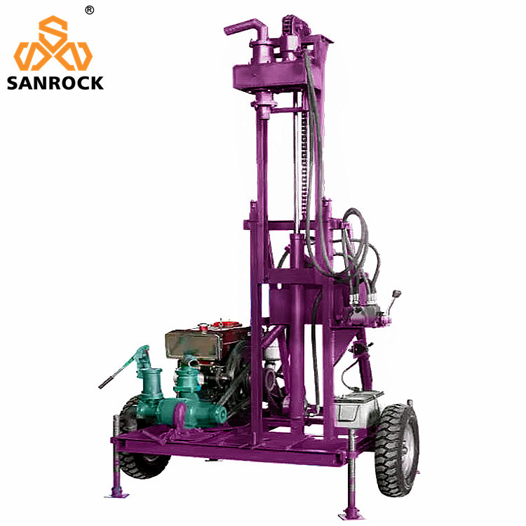 Portable Water Well Drilling Equipment Hydraulic Small Water Drilling Rig Machine