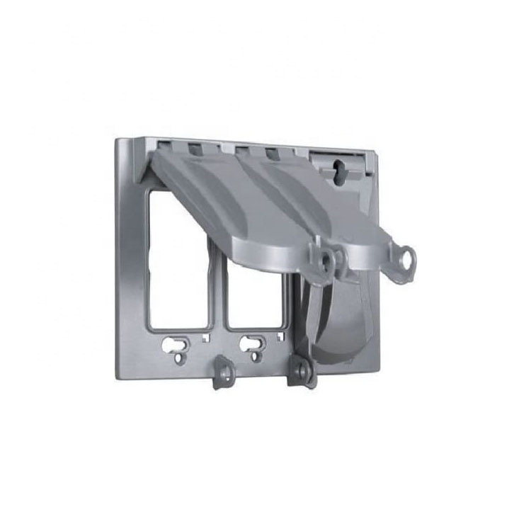 Custom Die Casting of Aluminum Weatherproof Electrical Outdoor Outlet Box Cover