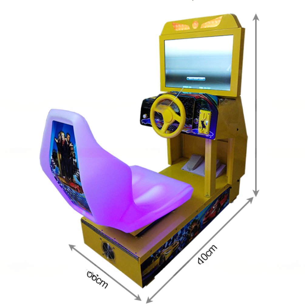 1 Players Mini Car Racing Game Machine Kids Outrun Arcade Machine
