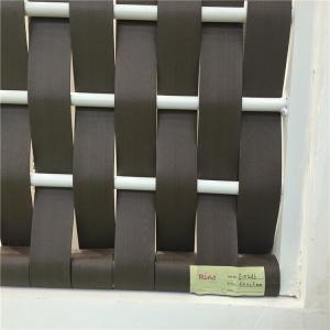  Strong Force Rolling Plastic Rattan Material Dark Brown 30mm 100% PVC Manufactures