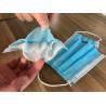 Buy cheap Earloop Style 3 Ply Disposable Face Mask For Dust / Oil Smoke Prevention from wholesalers