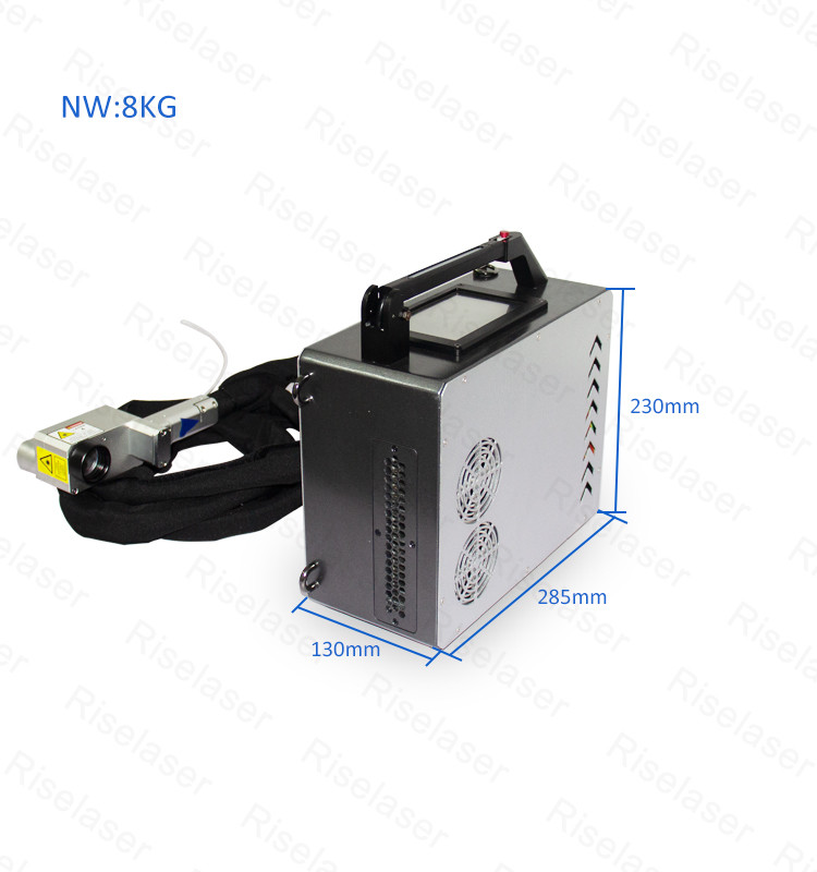 Backpack Portable Handheld Laser Cleaner 50w 100w With Wobble Laser Cleaning Head