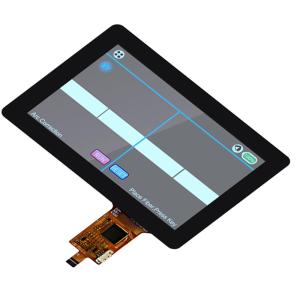 5 inch lvds display IPS 800x480 capacitive touch screen