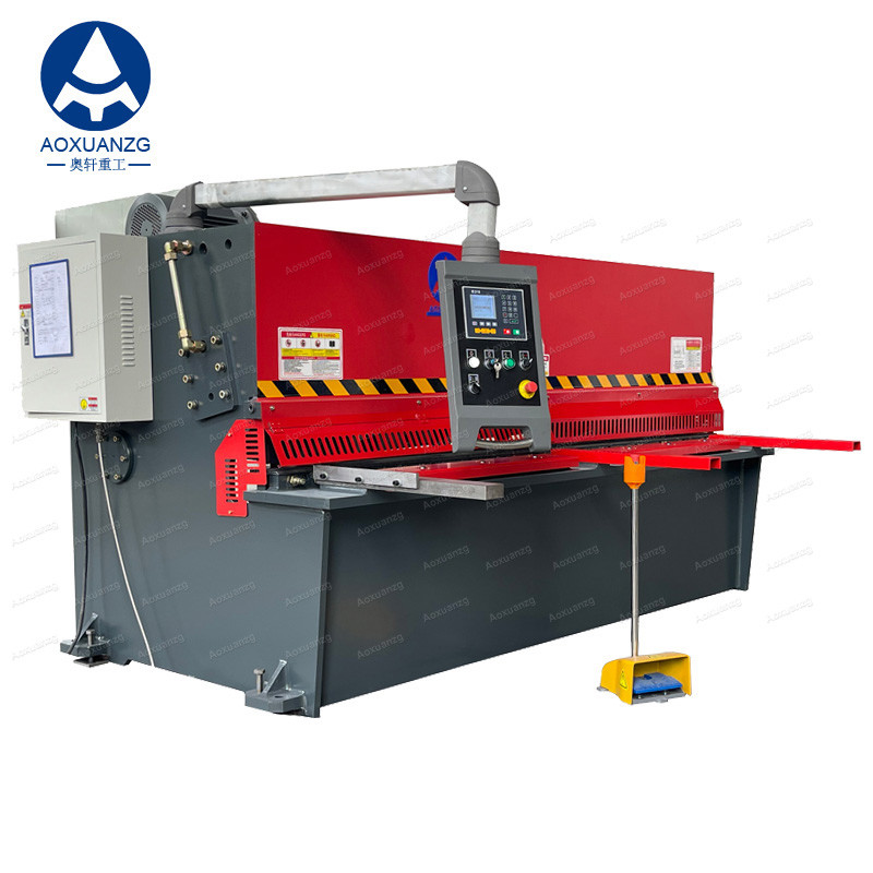E21S Controller Hydraulic Shearing Machine Manual Blade Gap Adjustment Adjustable Shearing Angle 6mm