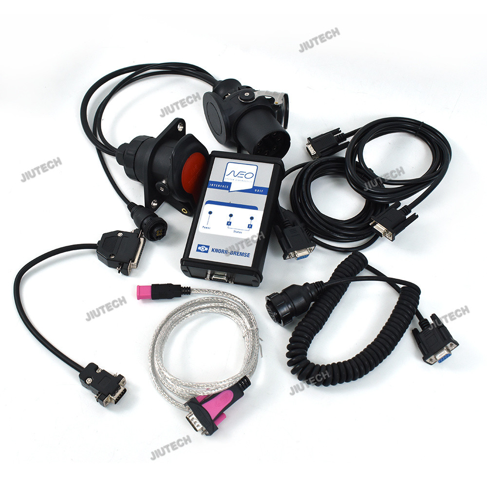 2024 Truck Trailer Brake Diagnostic Tool for KNORR-BREMSE Diagnostic Kit Knorr NEO UDIF Interface+Getac F110 Tablet