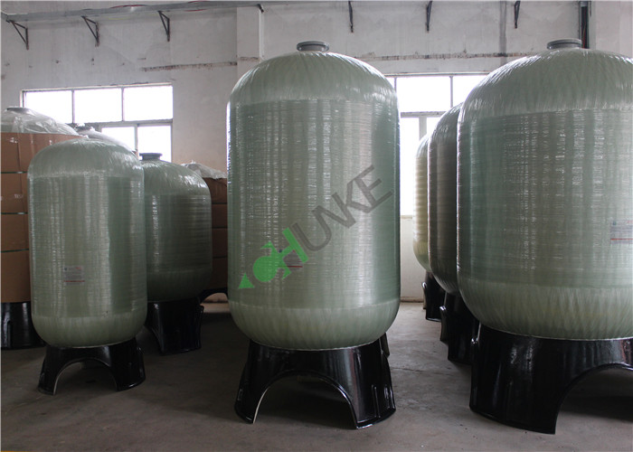 Green Big RO Water Storage Tank FRP Filter Housing For Drinking 445 - 2400mm Height