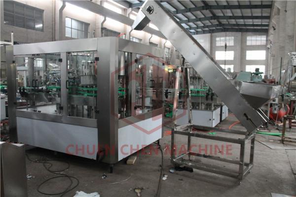PET Bottle Filling Equipment For Carbonated Drink / Sparkling Water Bottling