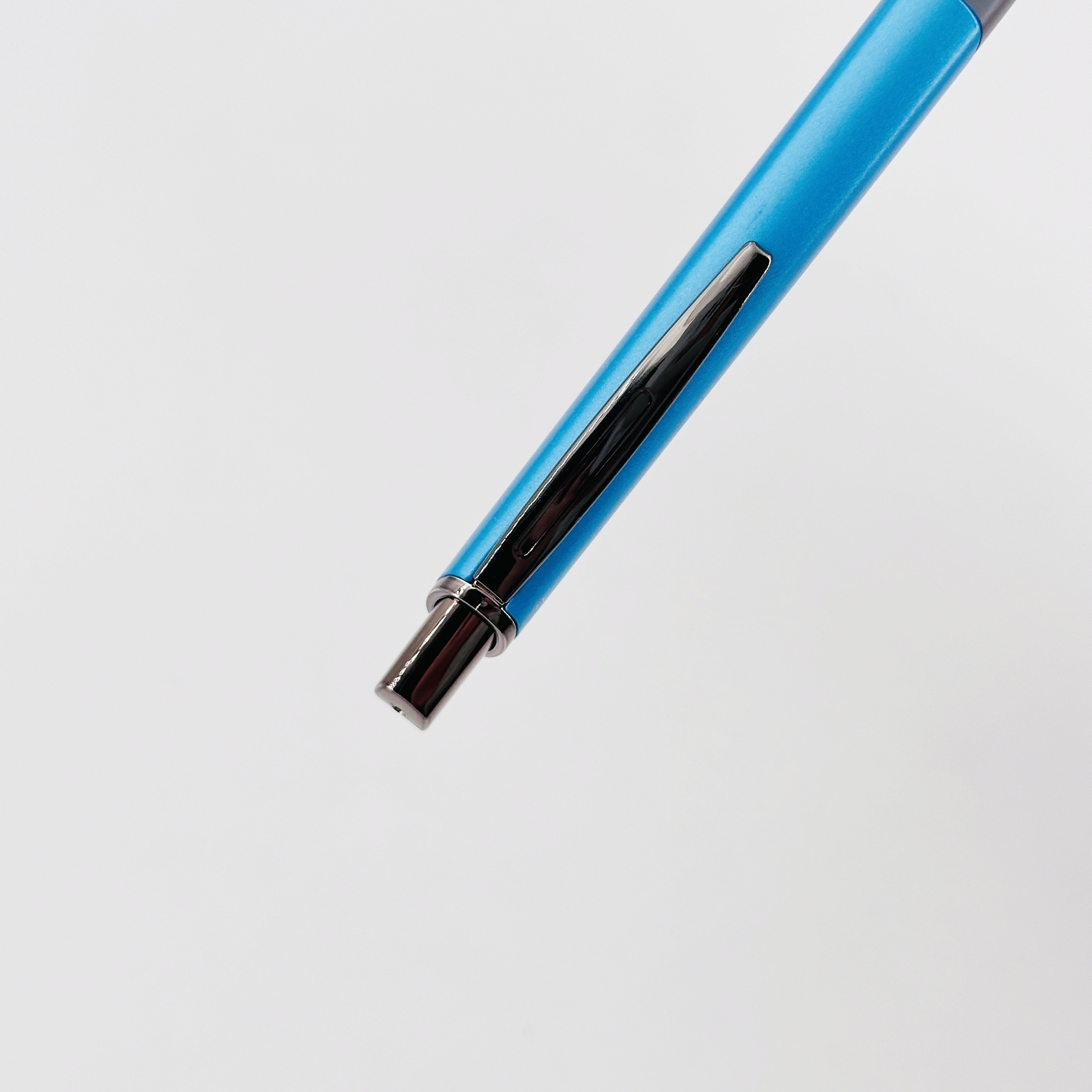 Press Aluminum Gel Pen 0.5mm Multi-color Square Barrel Metal Neutral Pen Stationery Supply