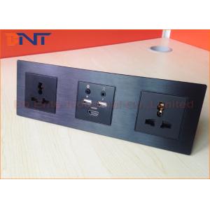 Smart Media Hub With Bluetooth , Multi Function Wall Socket Plates