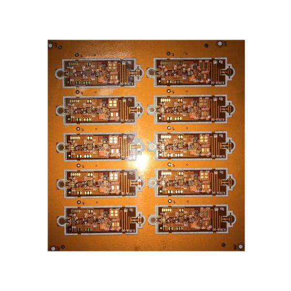 Quality Customized 3 Mil FR4 Communications Rigid Flex PCB Yellow Solder Mask for sale