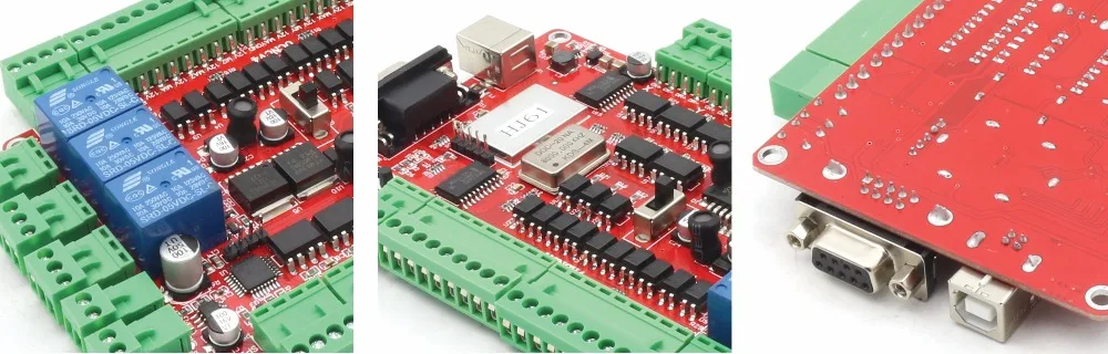 4 Axis USB CNC Breakout Board Interface Board Controller With Handle Control