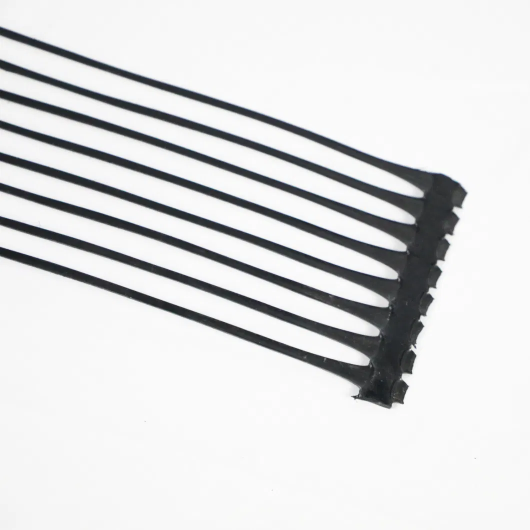 PP PE High Strength Plastic Uniaxial Geogrid for Retaining Wall From China