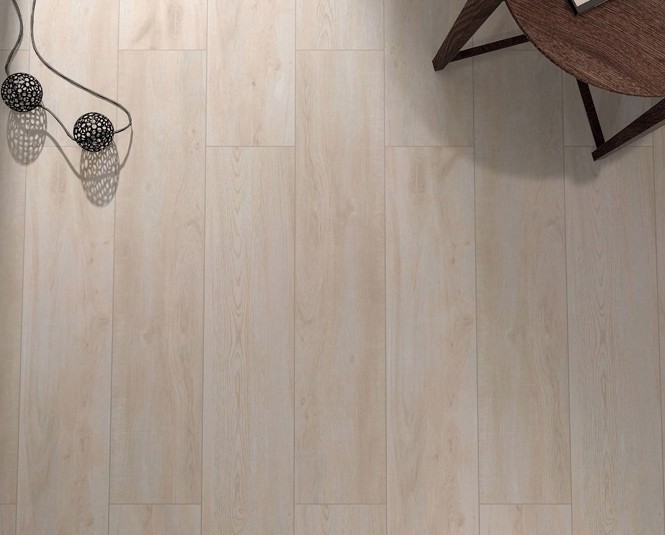 Decorative 200x1000mm Wooden Porcelain Strips For Kitchen Gray And Yellow