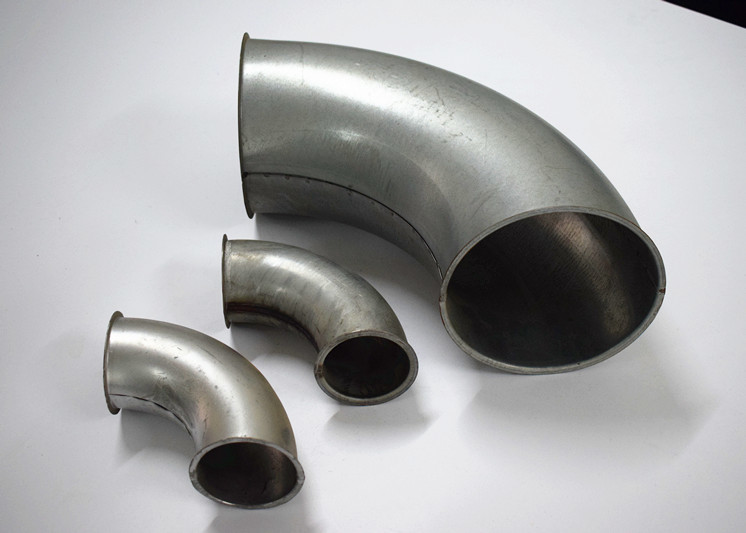 Modular Steel Industrial Dust Collection Duct Pipe 90 Degree Pressed Bend