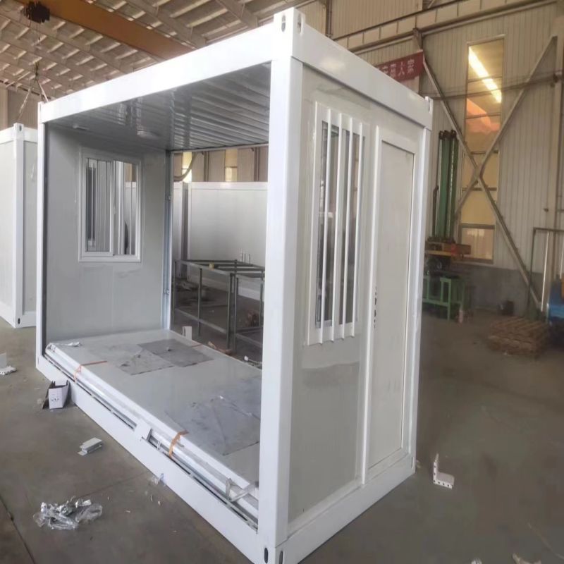 Galvanized Steel Structure Two Story 20ft Prefab House White Or Customized Color