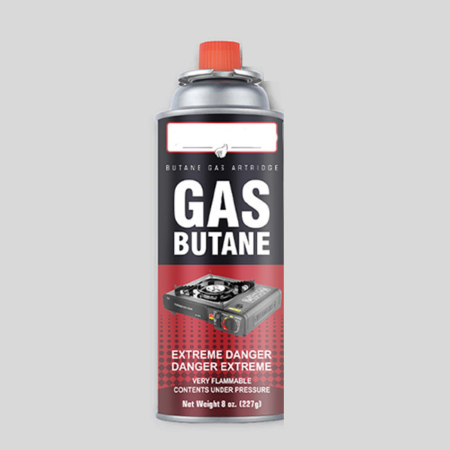 65 X 158 Mm Commodity Butane Gas Cartridge Butane Gas Canister Logo Customized