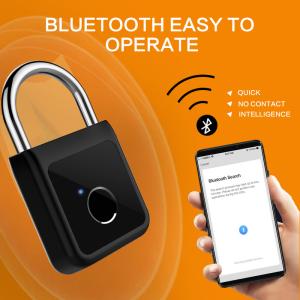 0.5s Smart Fingerprint Padlock Biometric App Controlled Padlock