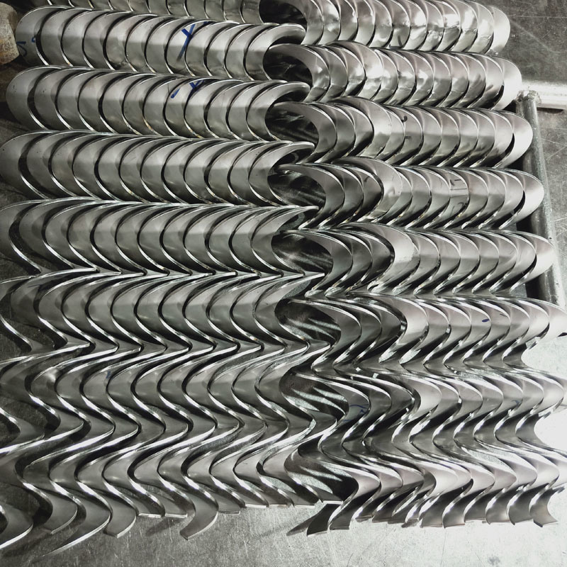OEM Custom Spring for Poultry Farm Continuous Forming Screw Spiral Auger Flight
