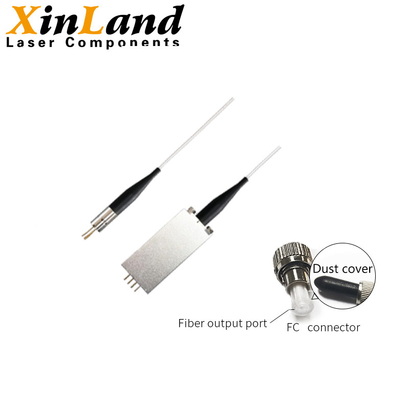 Standard FC Fiber Interface 488nm-525nm Mini Laser Diode Medical Diode Laser