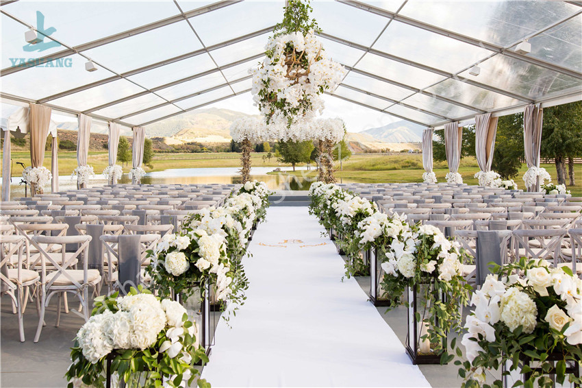 Transparent Roof Tent Outdoor Wedding Marquee Aluminum Party Structure