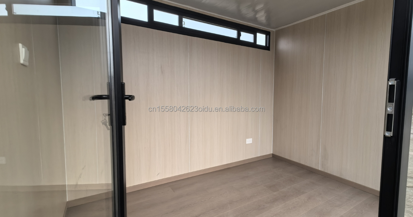 Customized Color Prefabricated Mobile Office Living Store Container Home Office Containers 10ft with Steel Material