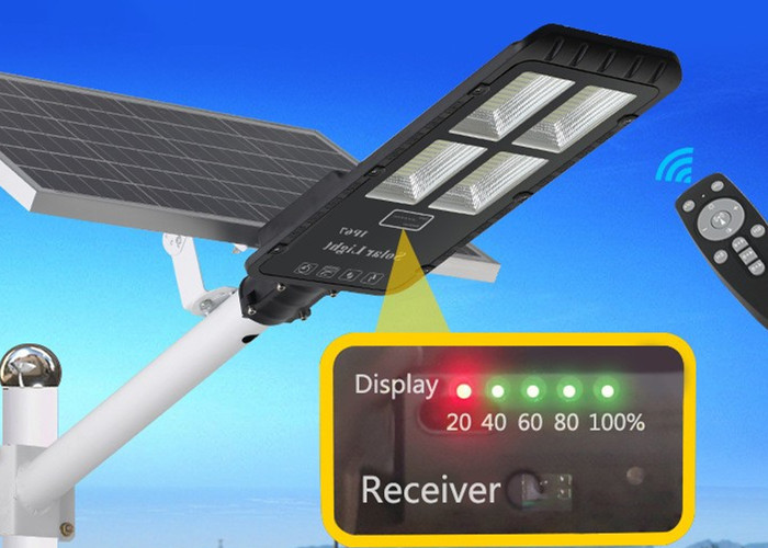 Garden ABS+PC Led Solar Street Lamp 20w 40w 60w Outdoor