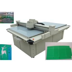China Time Savings Box Cutting Machine Equipped With Servo Motor Oscillating Knife on sale