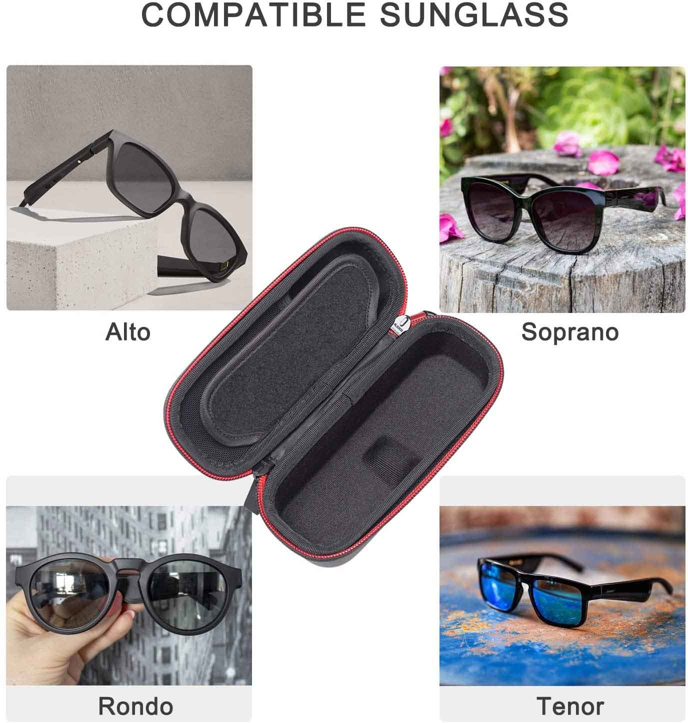 EVA Frames Glasses Carrying Case , H2.91 inches Protective Glasses Case
