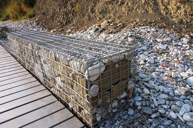  Hot Dip Galvanized Gabion Planter 6x2x1m with 50x50mm Mesh Manufactures